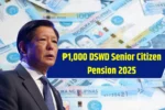 DSWD Senior Citizen Pension 2025