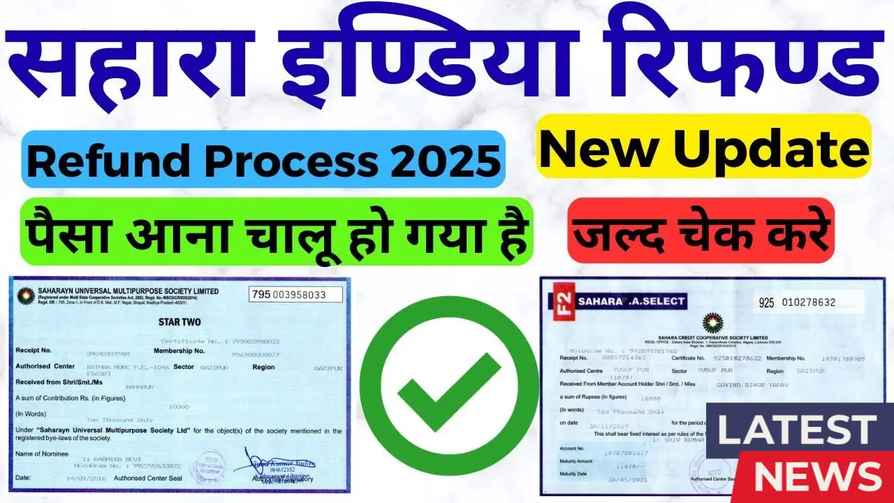 Sahara India Refund 2025